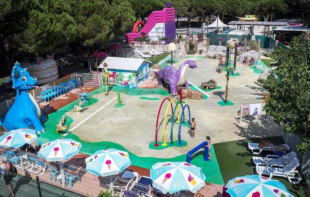 Dinoland Aquadino au Cap d'Agde - Parc de jeux d'eau sur l'Île des Loisirs