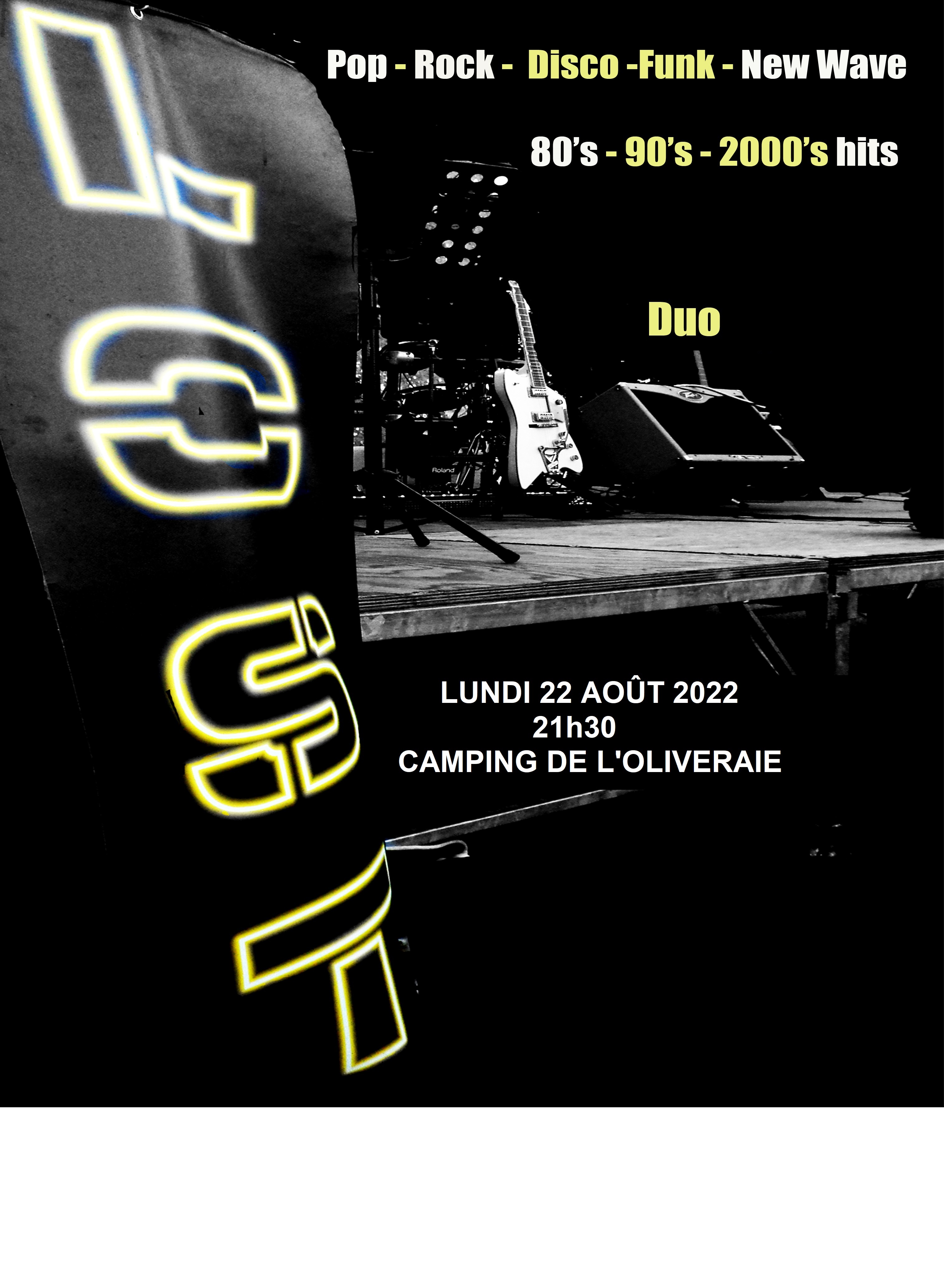 CONCERT GRATUIT AVEC LE GROUPE « LOST » AU CAMPING L’OLIVERAIE