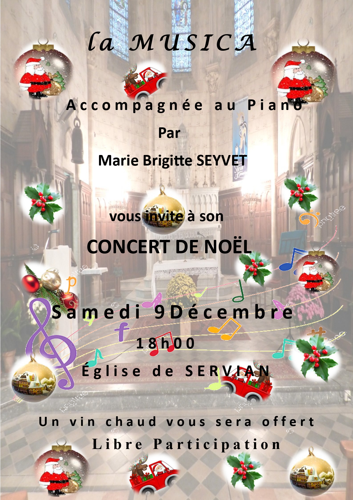 CONCERT DE NOËL - SERVIAN