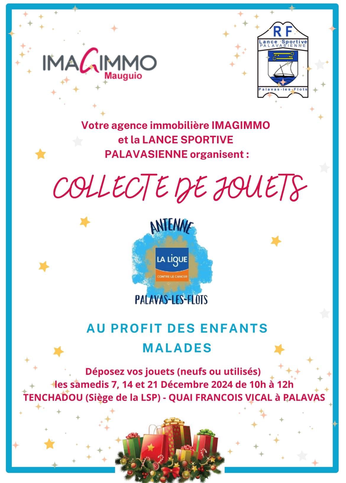 COLLECTE DE JOUETS AU PROFIT DES ENFANTS MALADES