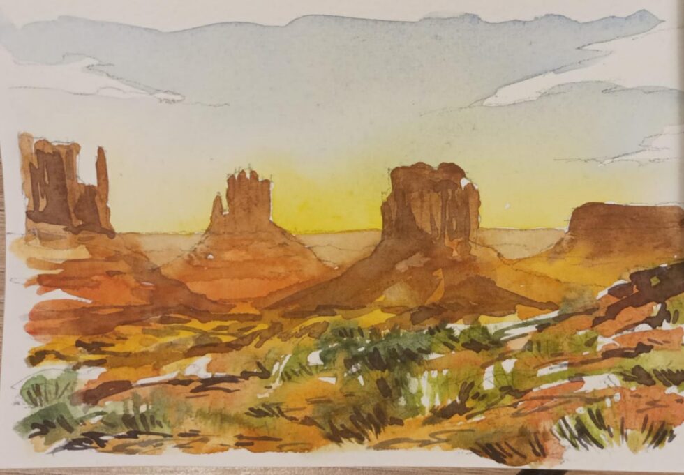 INITIATION AUX CARNETS DE VOYAGE À L’AQUARELLE