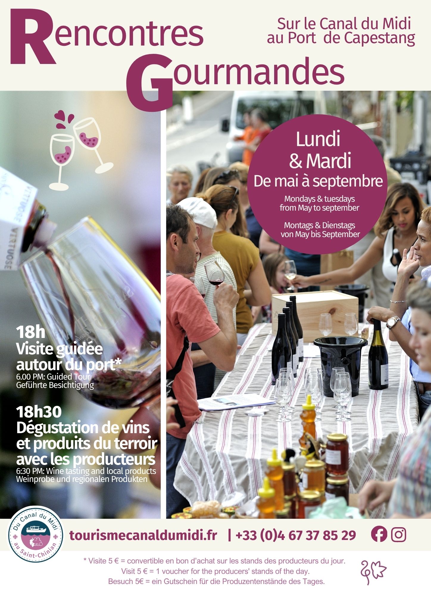 2026 Flyer for gourmet get-togethers (29 x 21 cm) - 1