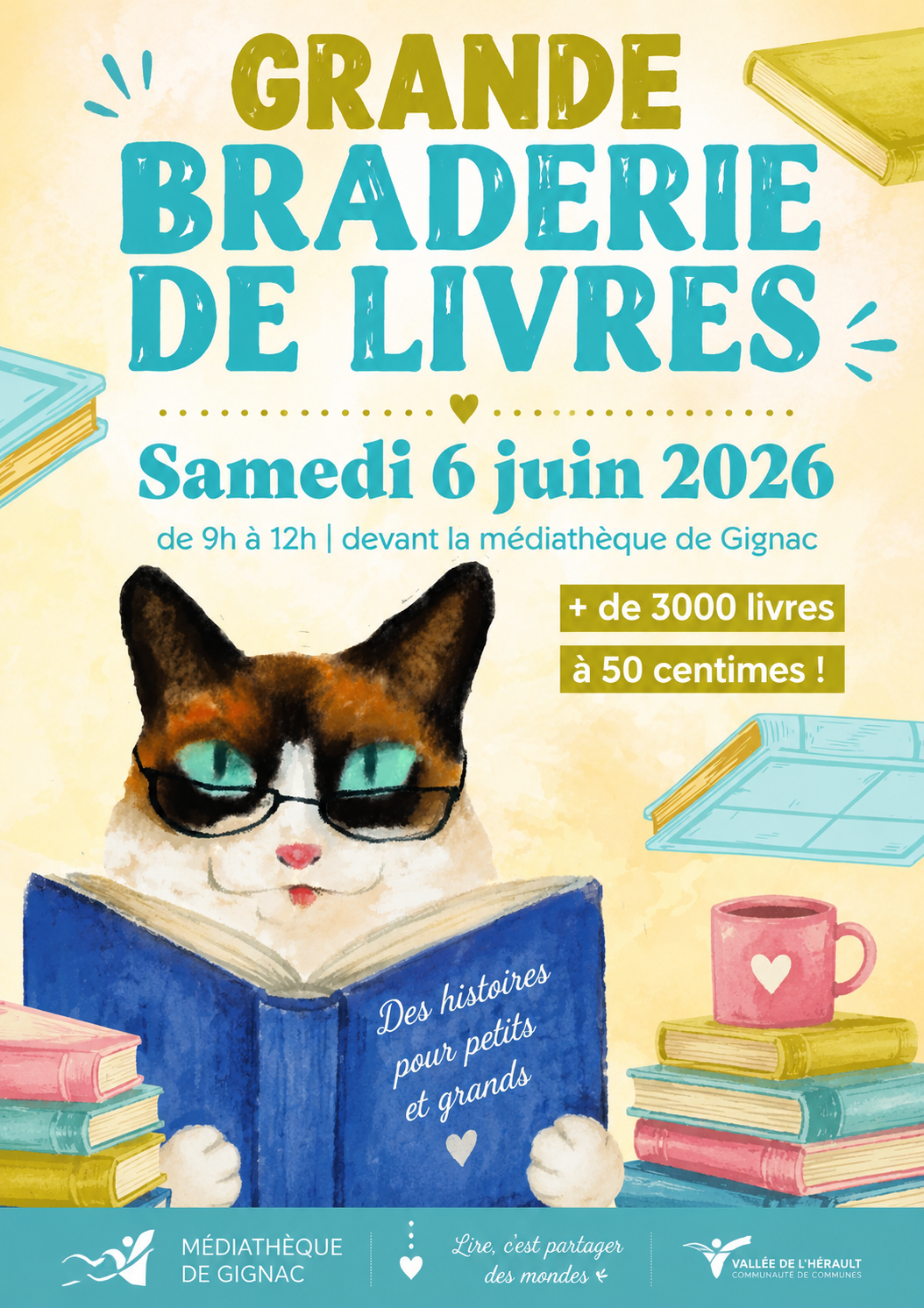 LA BRADERIE DES BIBLIS — visuel événement