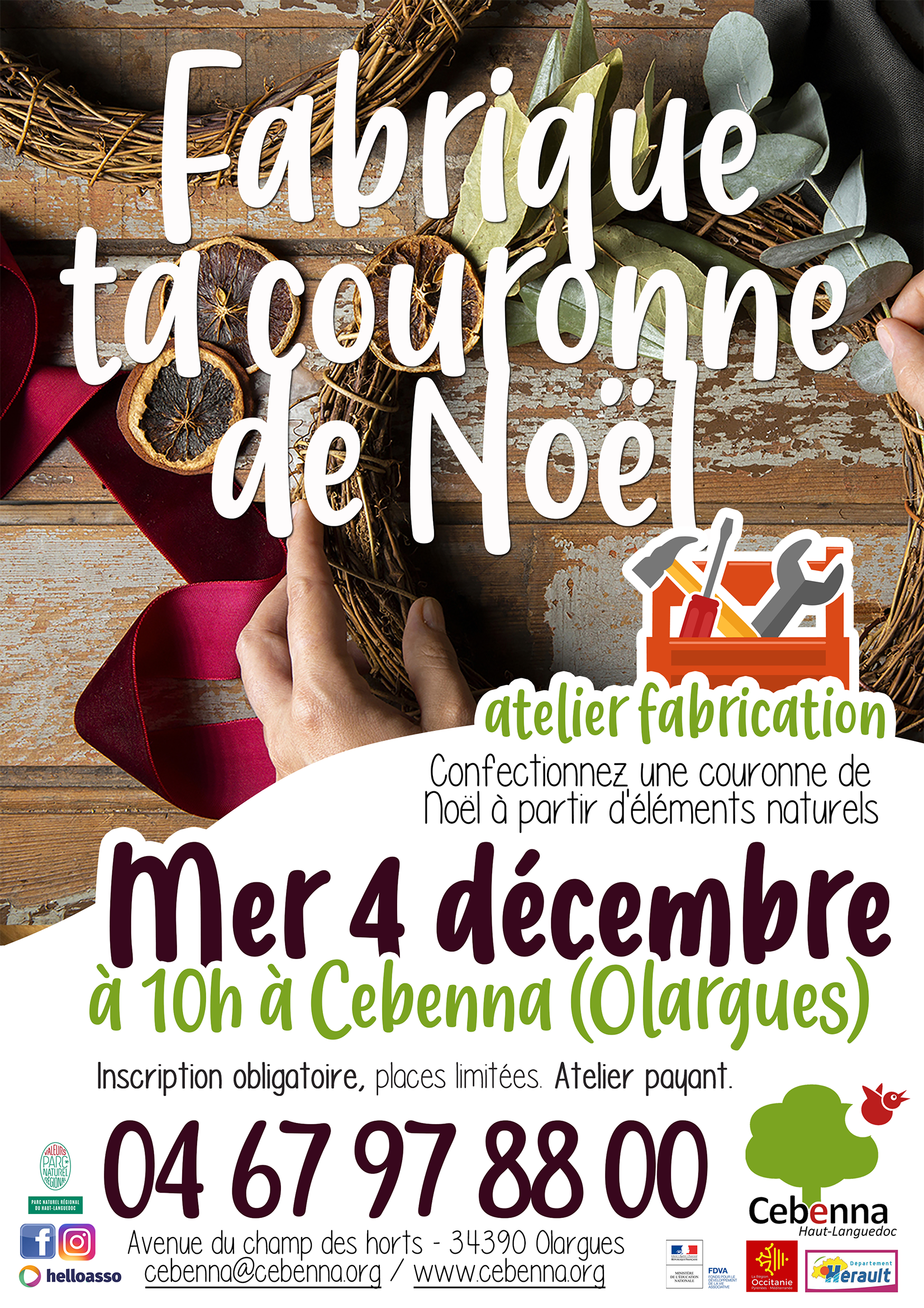 FABRIQUE TA COURONNE DE NOËL