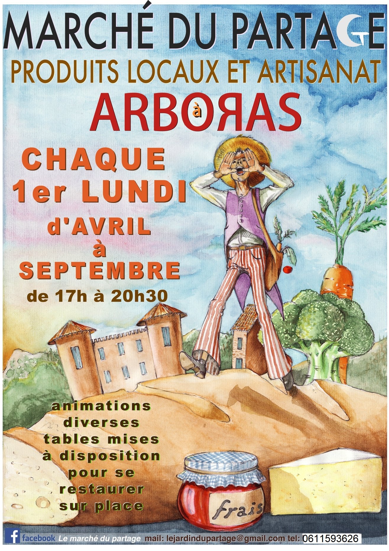 MARCHÉ DU PARTAGE  - PRODUIT LOCAUX ET ARTISANAT
