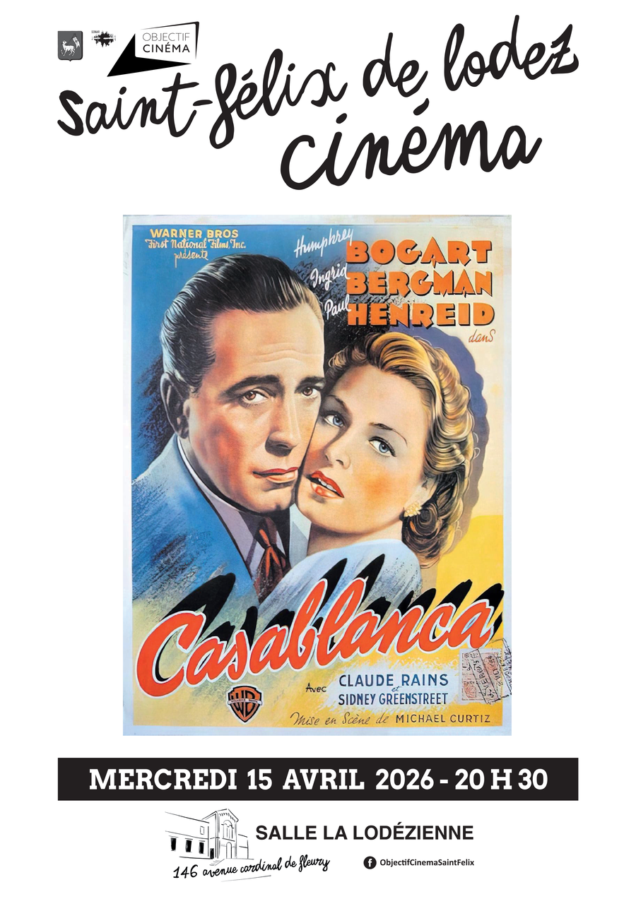 CINE CLUB : CASABLANCA — visuel événement