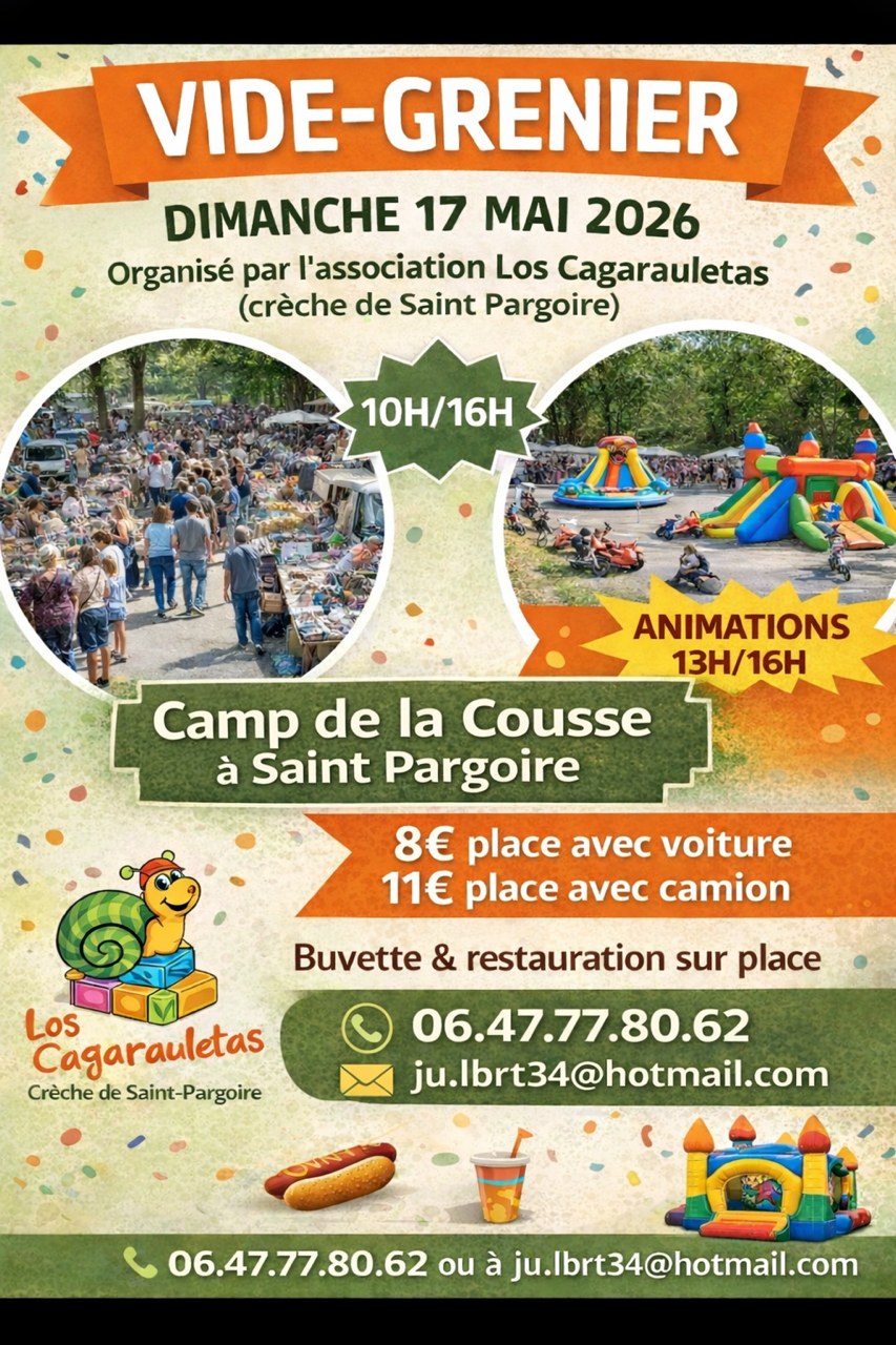 VIDE GRENIER DE LOS CAGARAULETAS — visuel événement