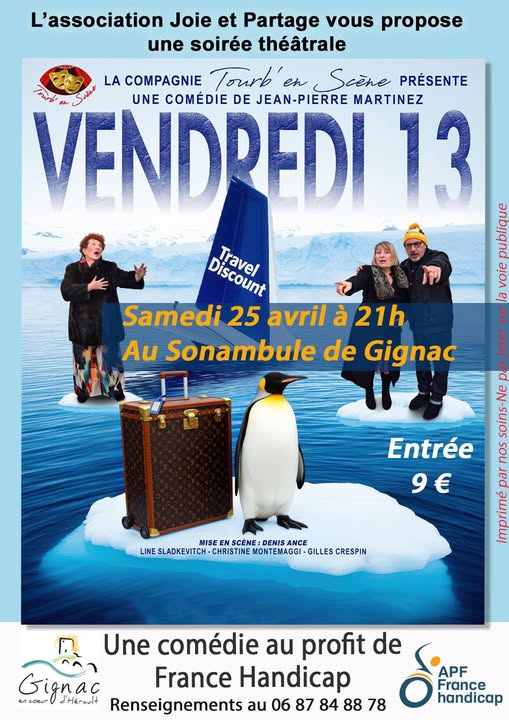 SOIRÉE THÉÂTRE - VENDREDI 13 — visuel événement