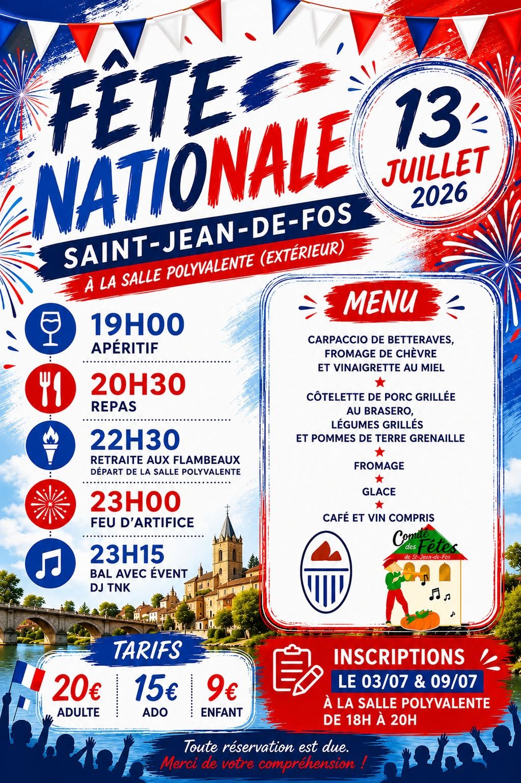 FÊTE NATIONALE - SAINT JEAN DE FOS