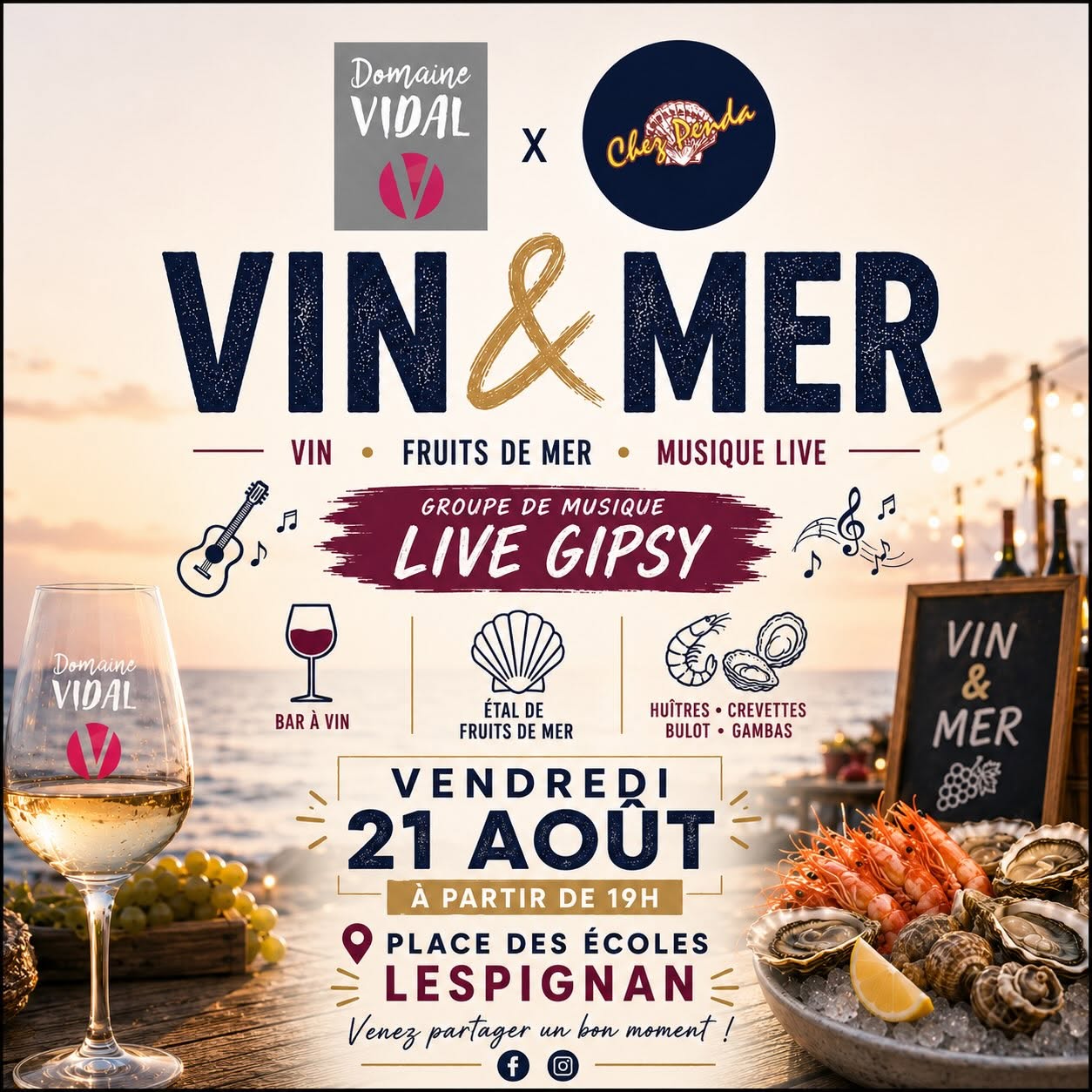 SOIRÉE VIN & MER