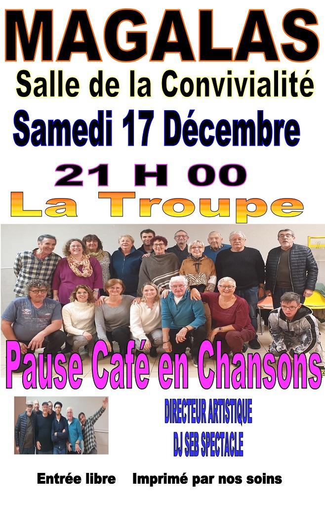PAUSE CAFÉ EN CHANSONS
