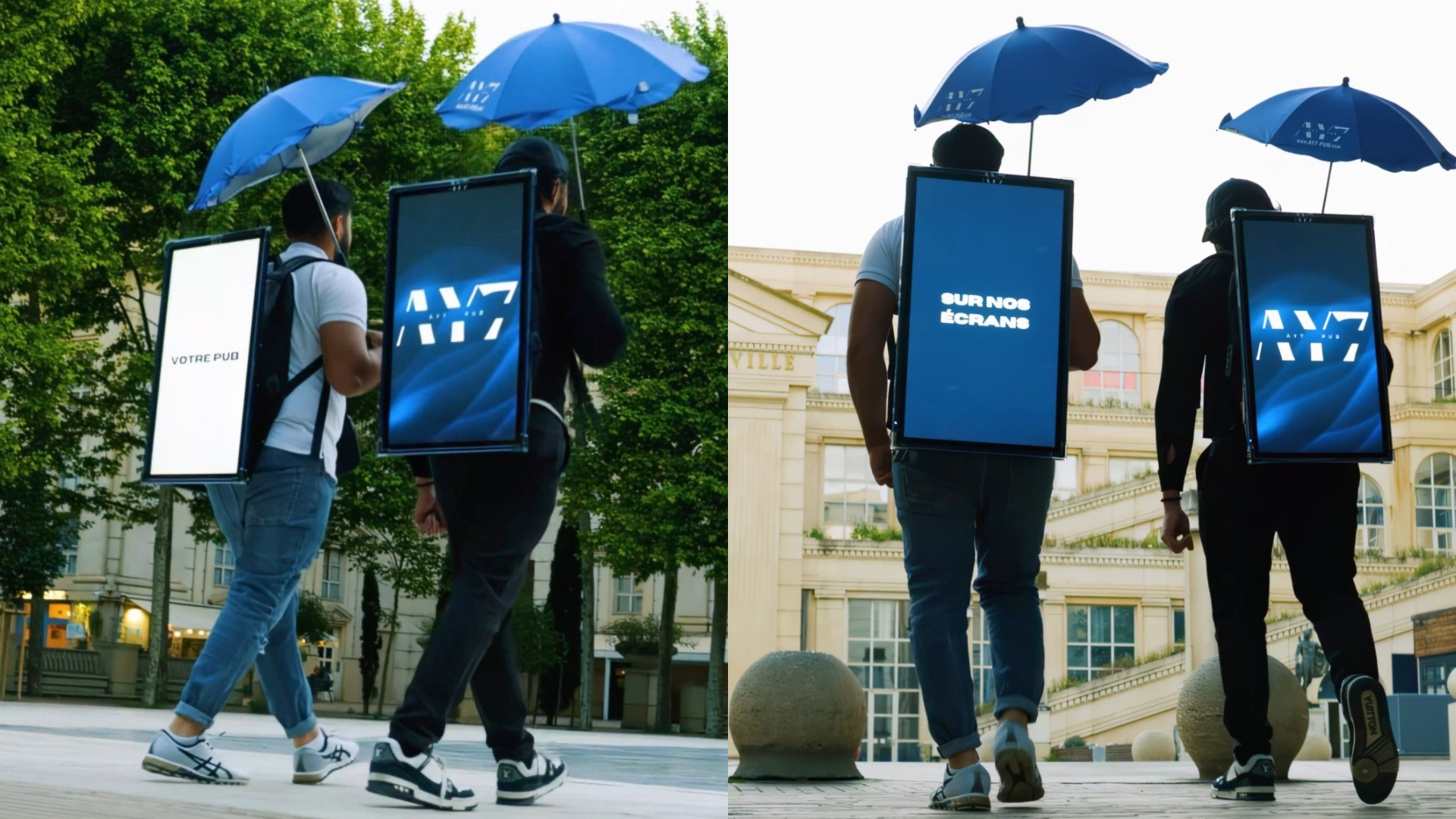 AY7 PUB DIFFUSION PUBLICITAIRE SUR ÉCRAN PORTATIF