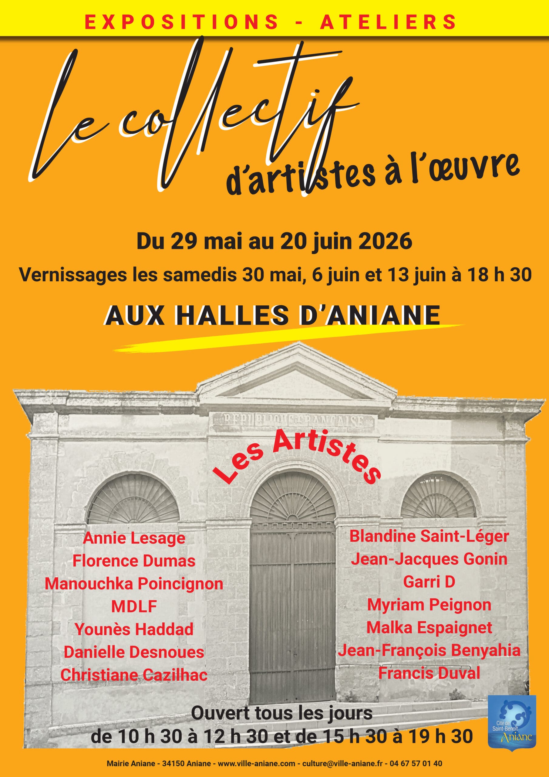EXPOSITION « LES ARTISTES À L’ŒUVRE »