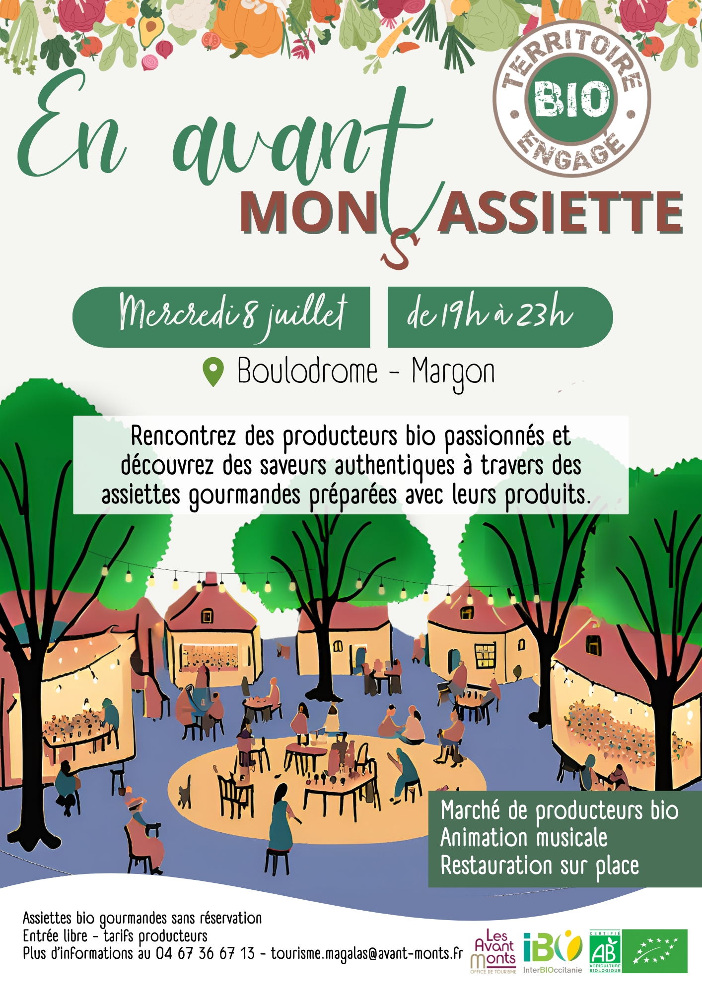 MARCHÉ TERRITOIRE BIO ENGAGÉ- "EN AVANT-MONTS ASSIETTE !"