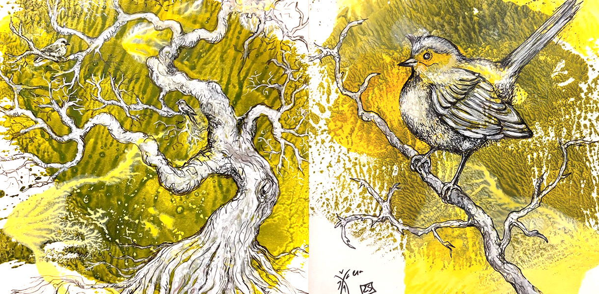 ATELIER DESSIN ET PEINTURE AVEC L'ARTISITE VIRGINE FÈCHE