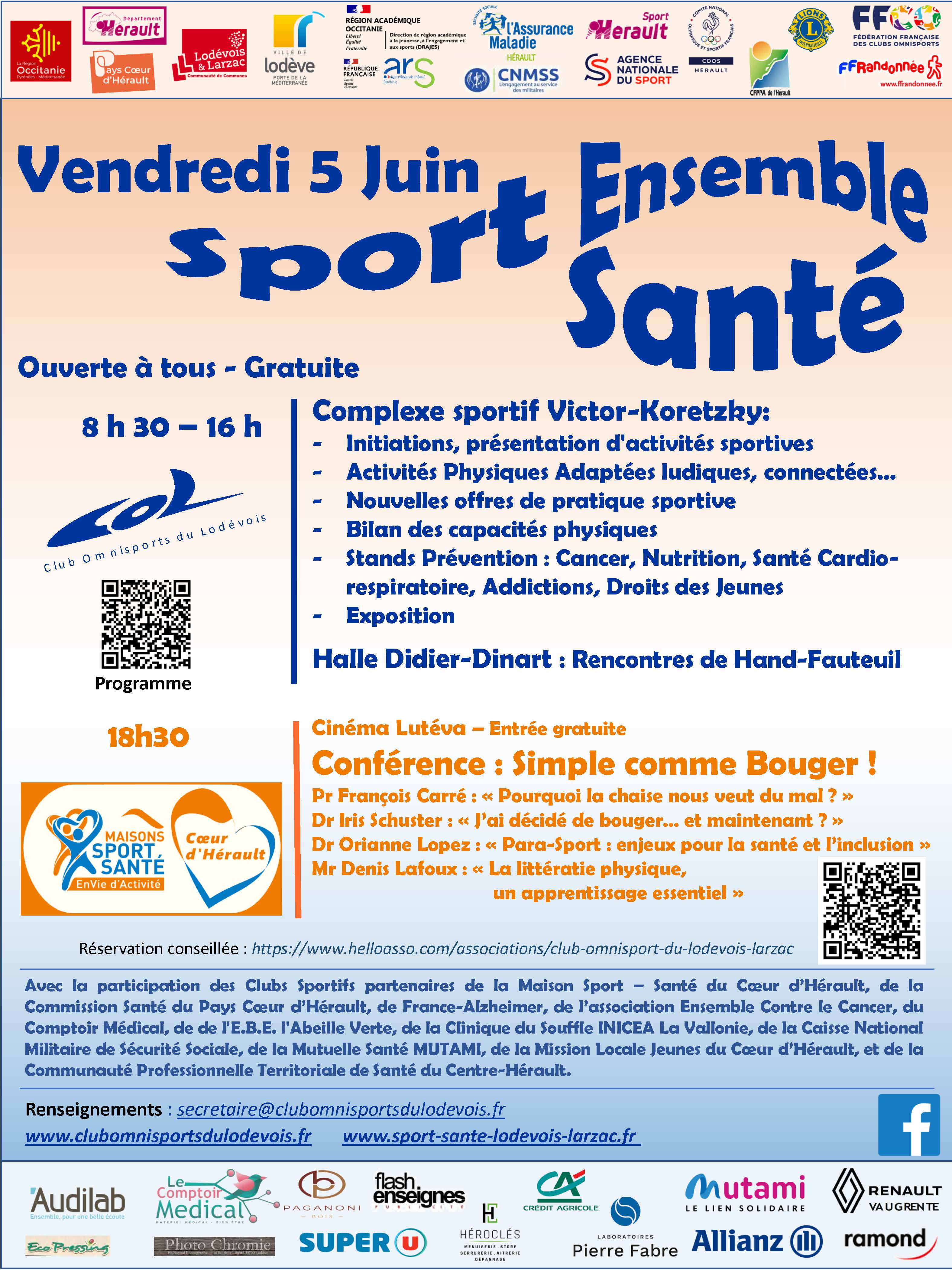 JOURNÉES SPORT ENSEMBLE, SPORT SANTÉ
