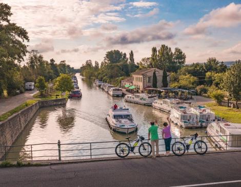 Canal du Midi port de Bram