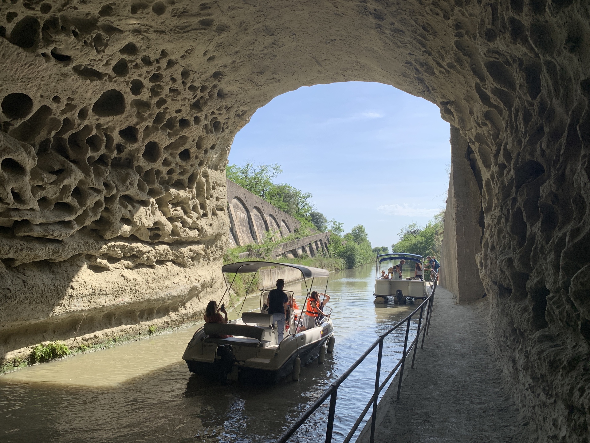 Canal du midi Tunnel du Malpas