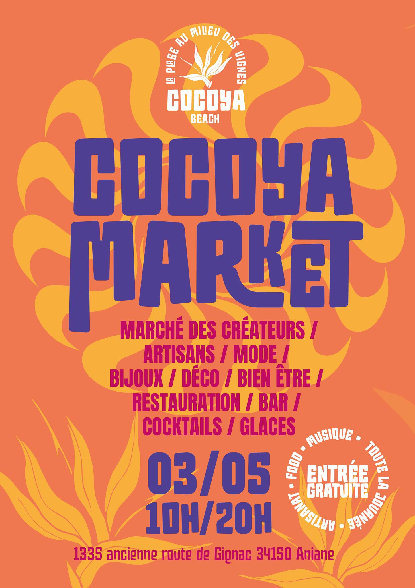 COCOYA MARKET — visuel événement