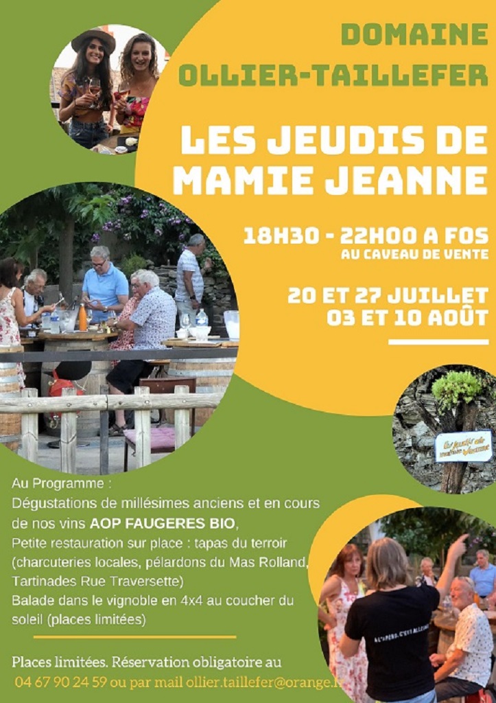 LES JEUDIS DE MAMIE JEANNE