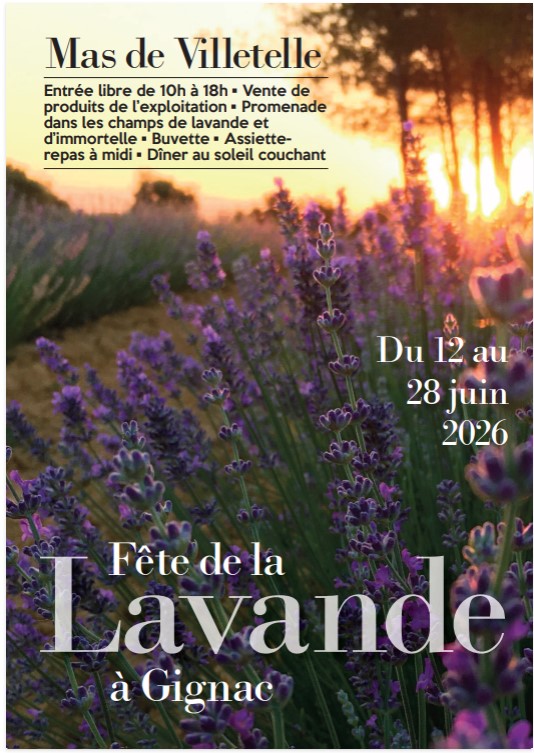 FÊTE DE LA LAVANDE AU MAS DE VILLETELLE — visuel événement