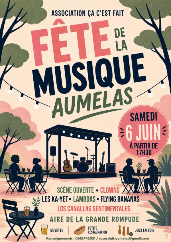 FÊTE DE LA MUSIQUE - AUMELAS