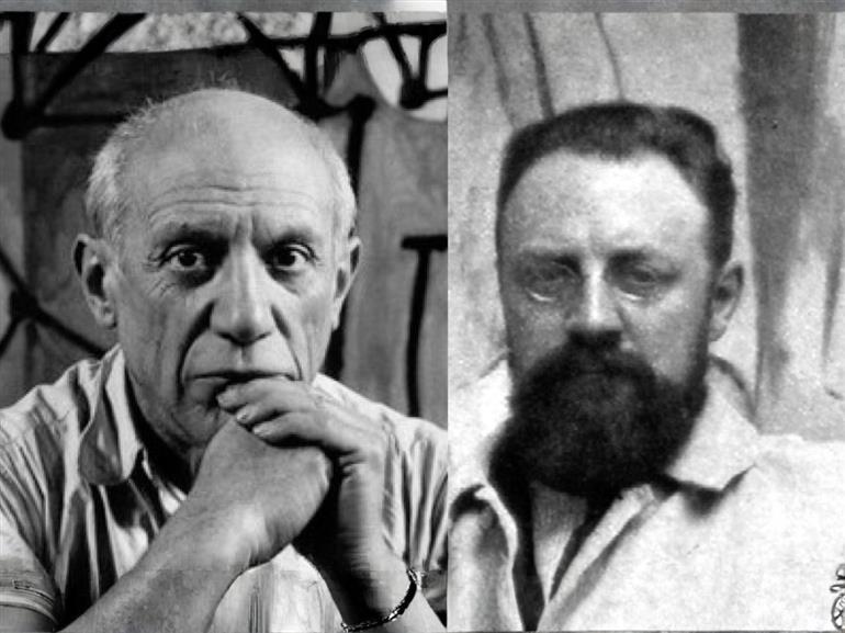 Henri Matisse et Pablo Picasso, deux géants face-à-face et dos-à-dos  - 1