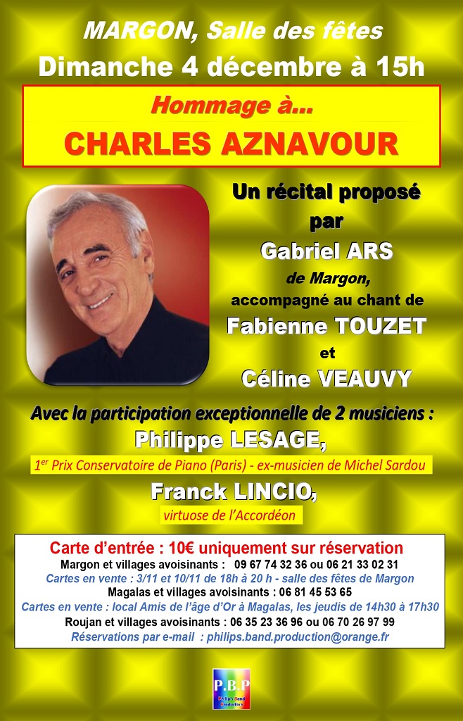 HOMMAGE À CHARLES AZNAVOUR
