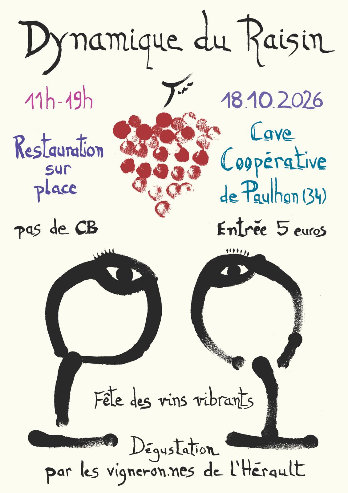 DYNAMIQUE DU RAISIN - FÊTE DES VINS VIBRANTS