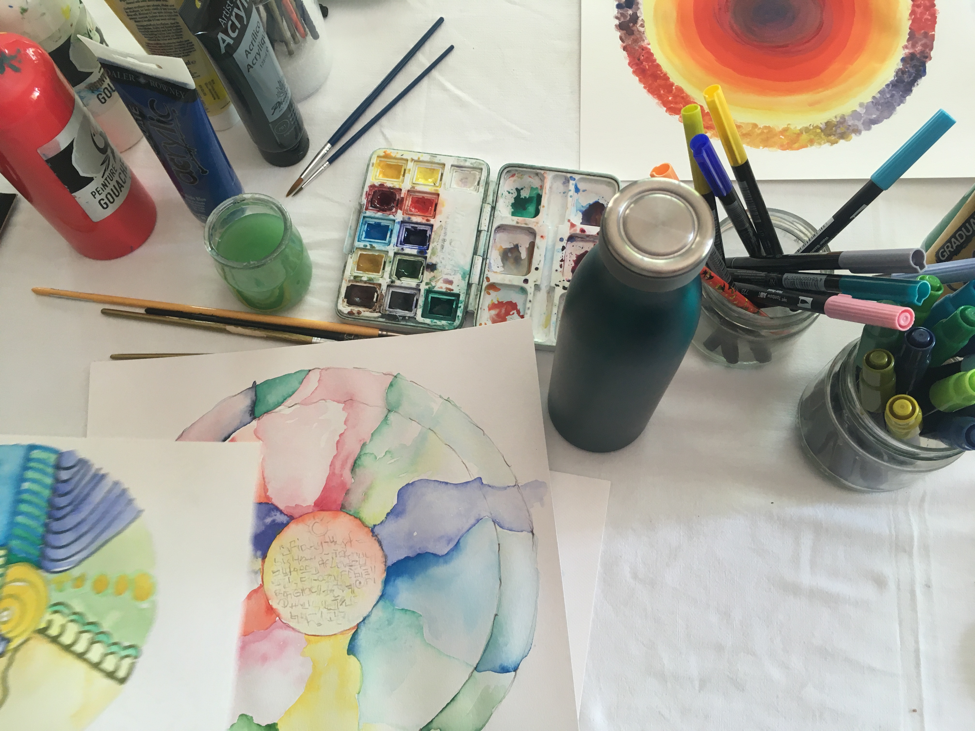 ATELIER PEINTURE : PEINDRE SON MANDALA