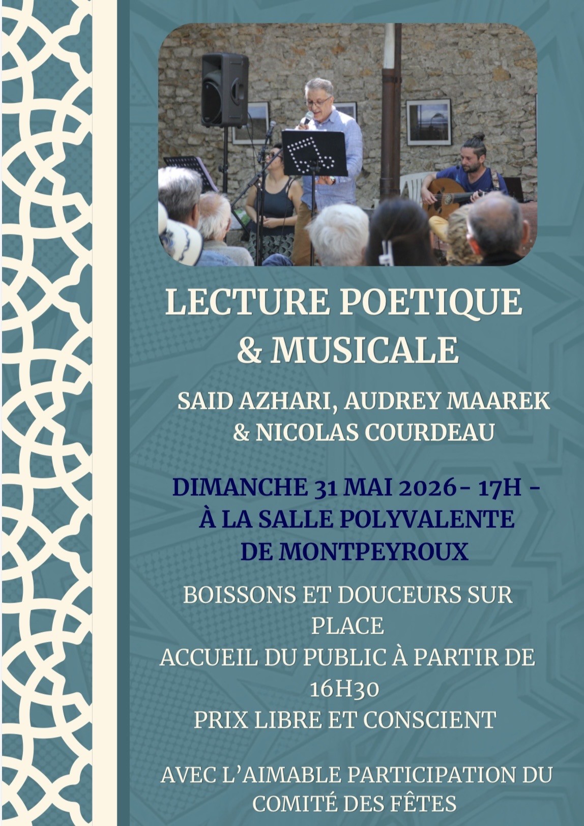 LECTURE POÉTIQUE & MUSICALE