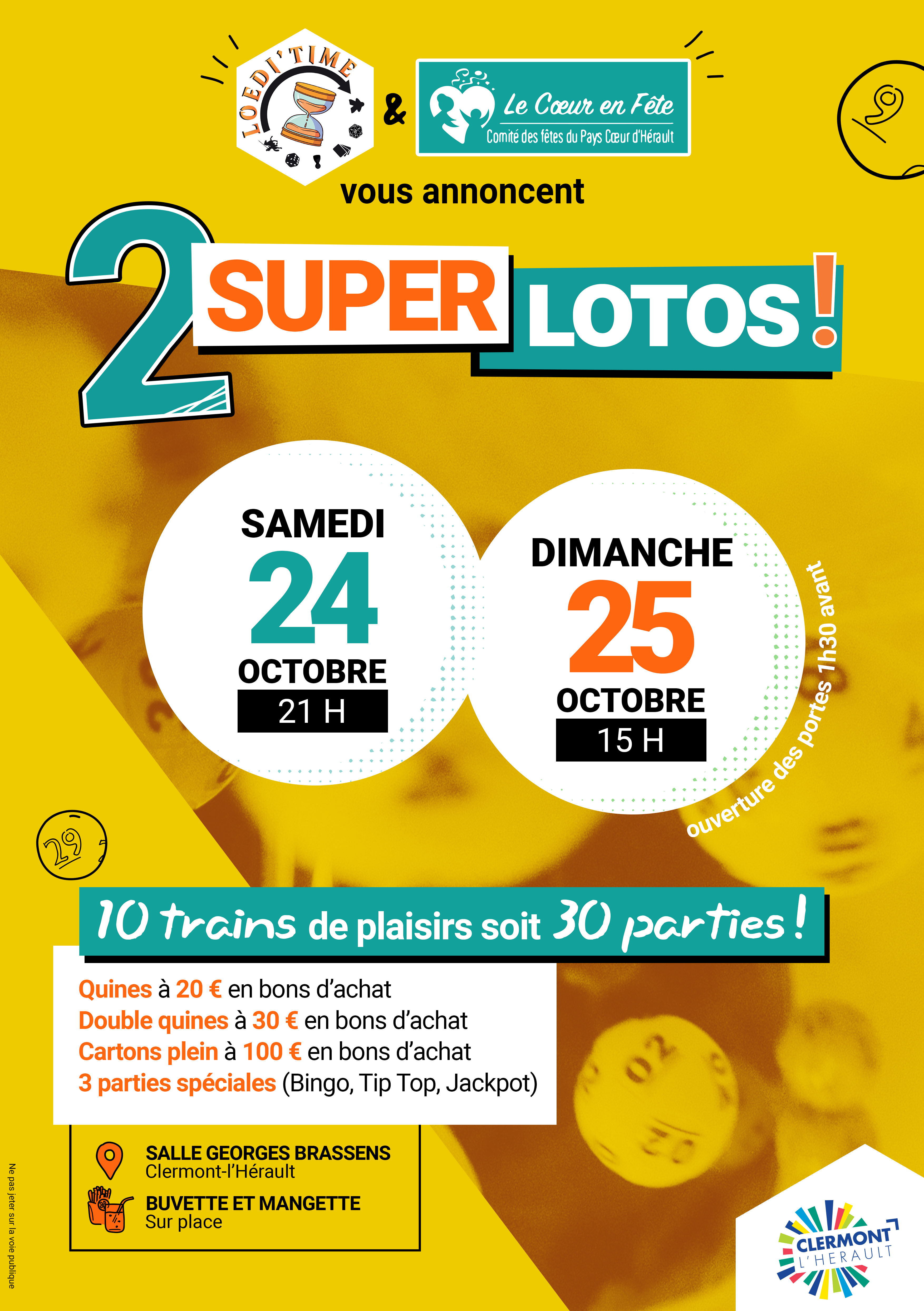 2 GRANDS LOTOS DE LOEDI'TIME