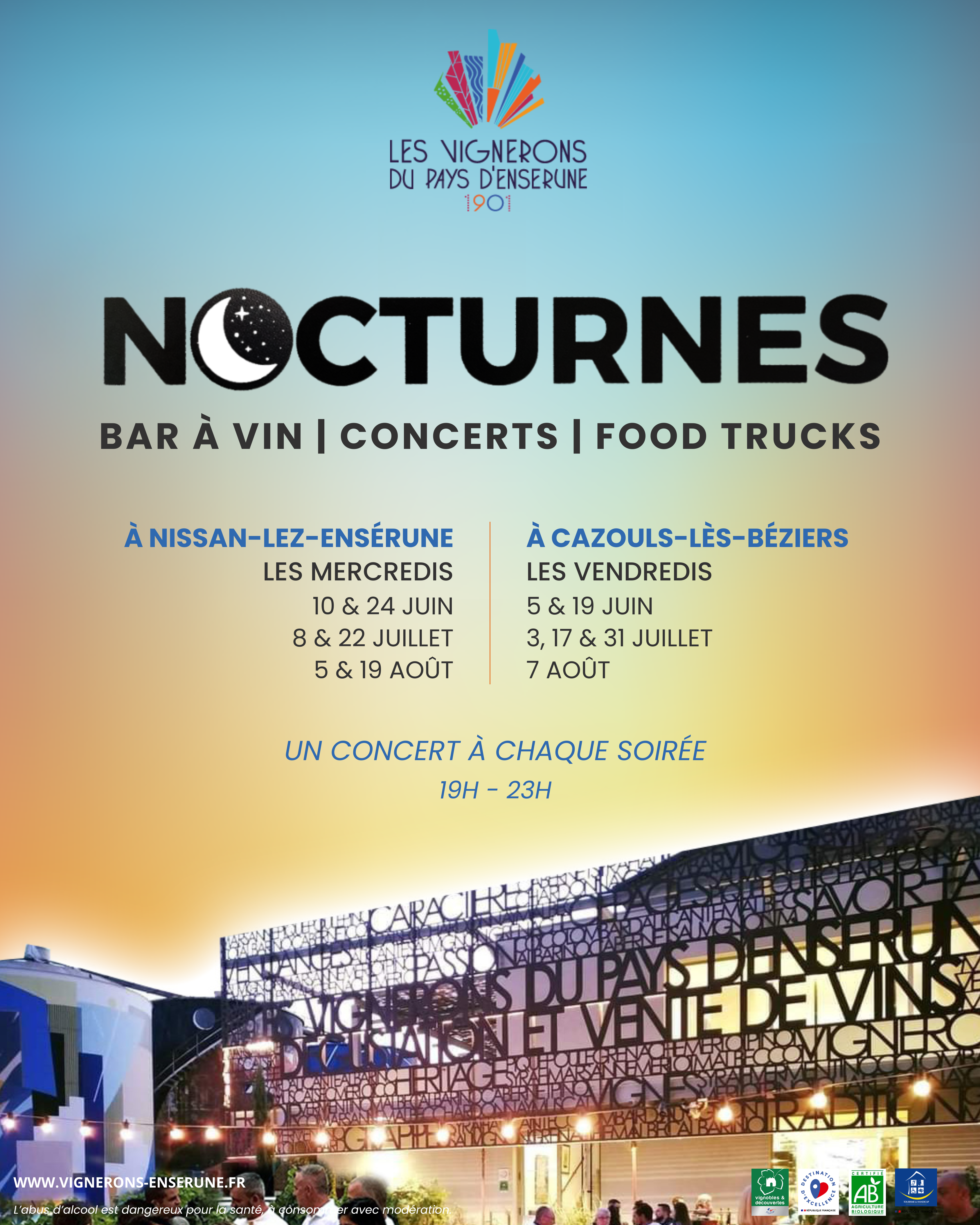 LES NOCTURNES DES VIGNERONS DU PAYS D'ENSERUNE : NISSAN