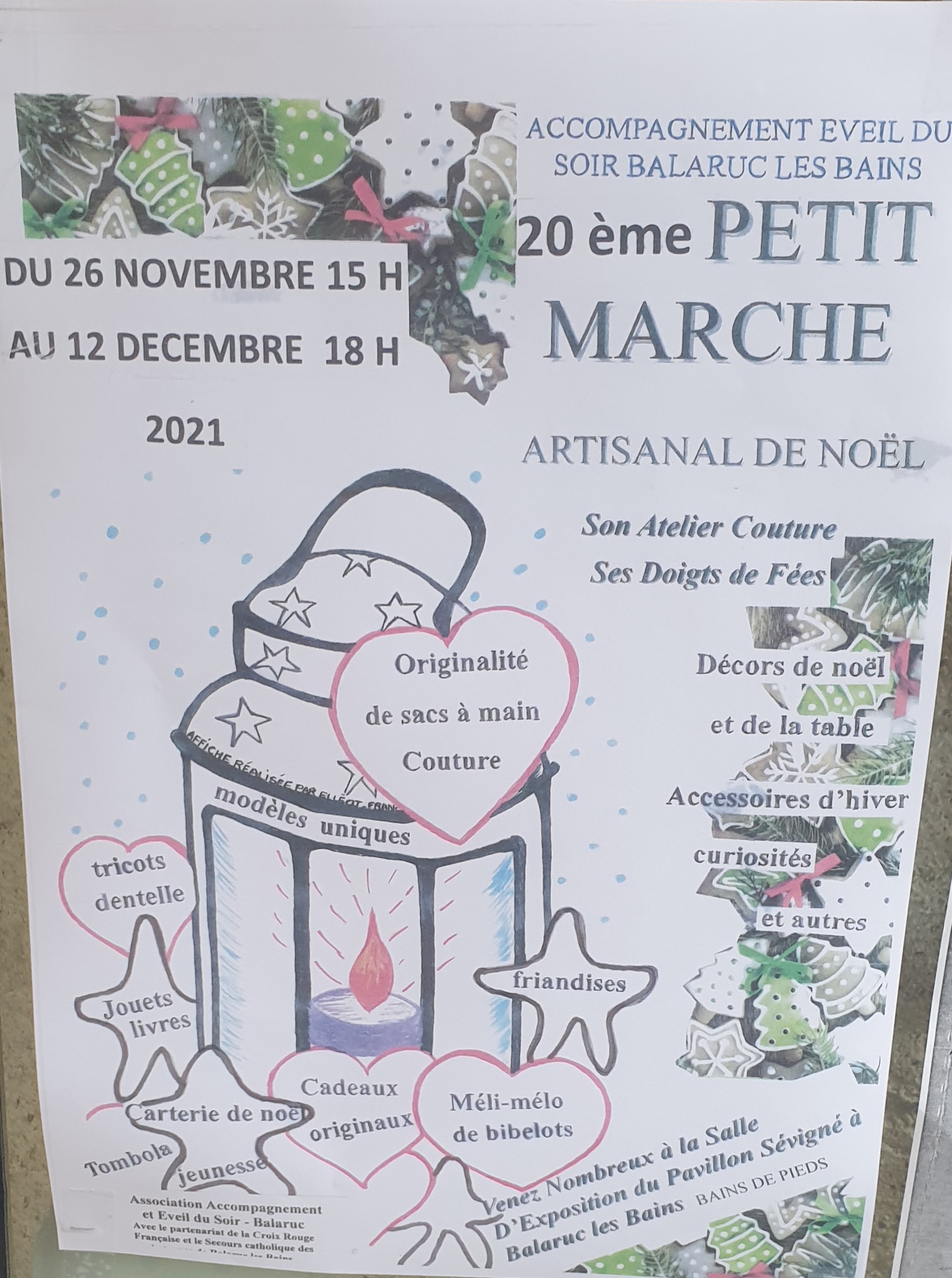 PETIT MARCHE DE NOEL ARTISANAL BALARUC LES BAINS