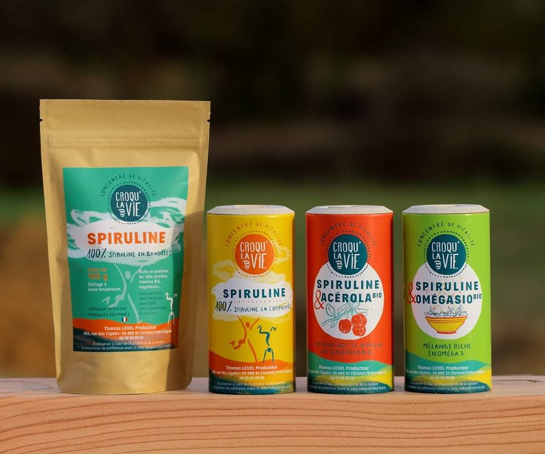 Produits Spiruline Croqu' la Vie