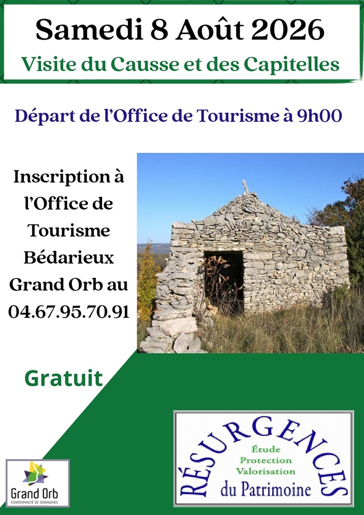 LES CAPITELLES - VISITE DÉCOUVERTE DU CAUSSE DE BÉDARIEUX