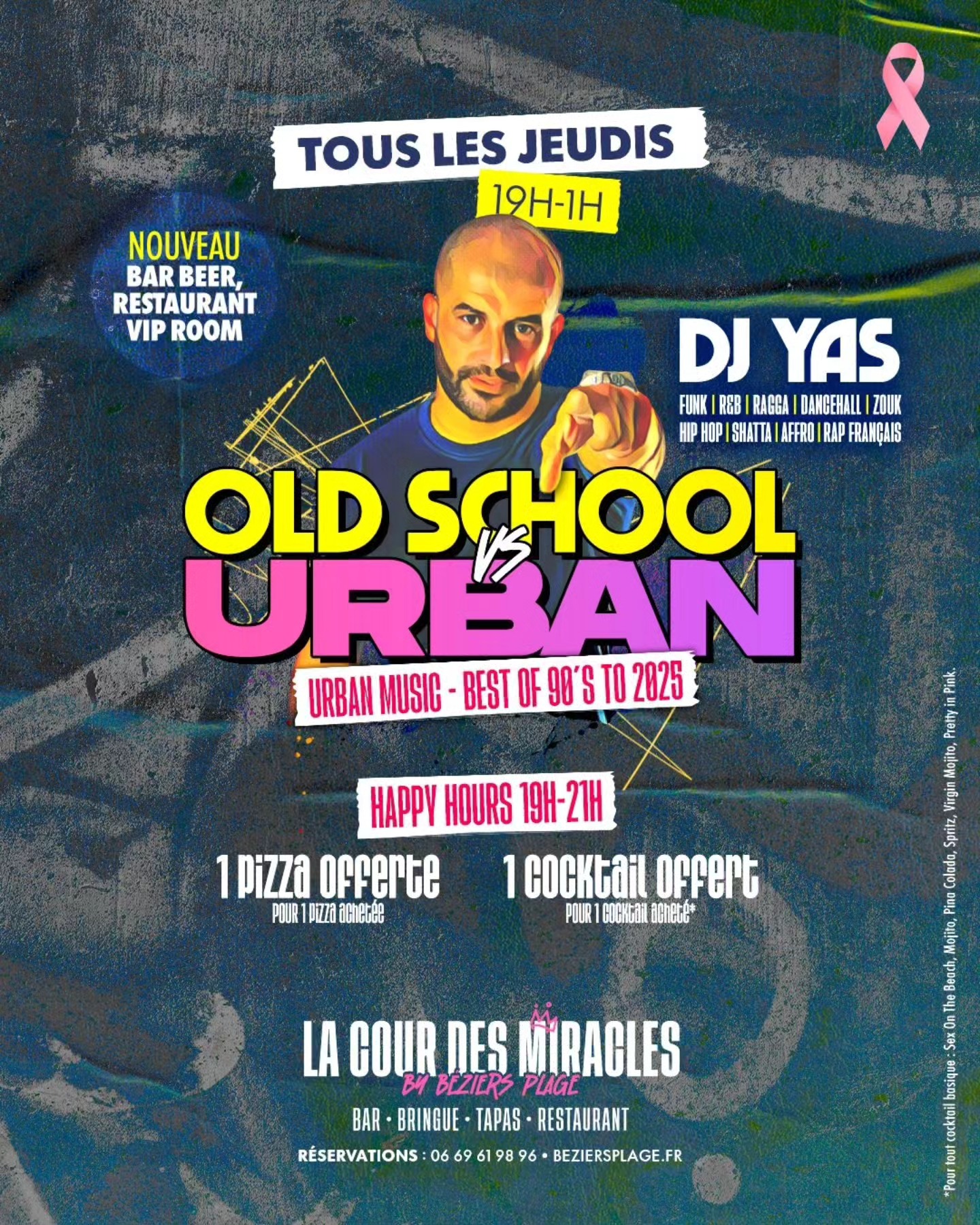 SOIRÉE OLD SCHOOL VS URBAN À LA COUR DES MIRACLES
