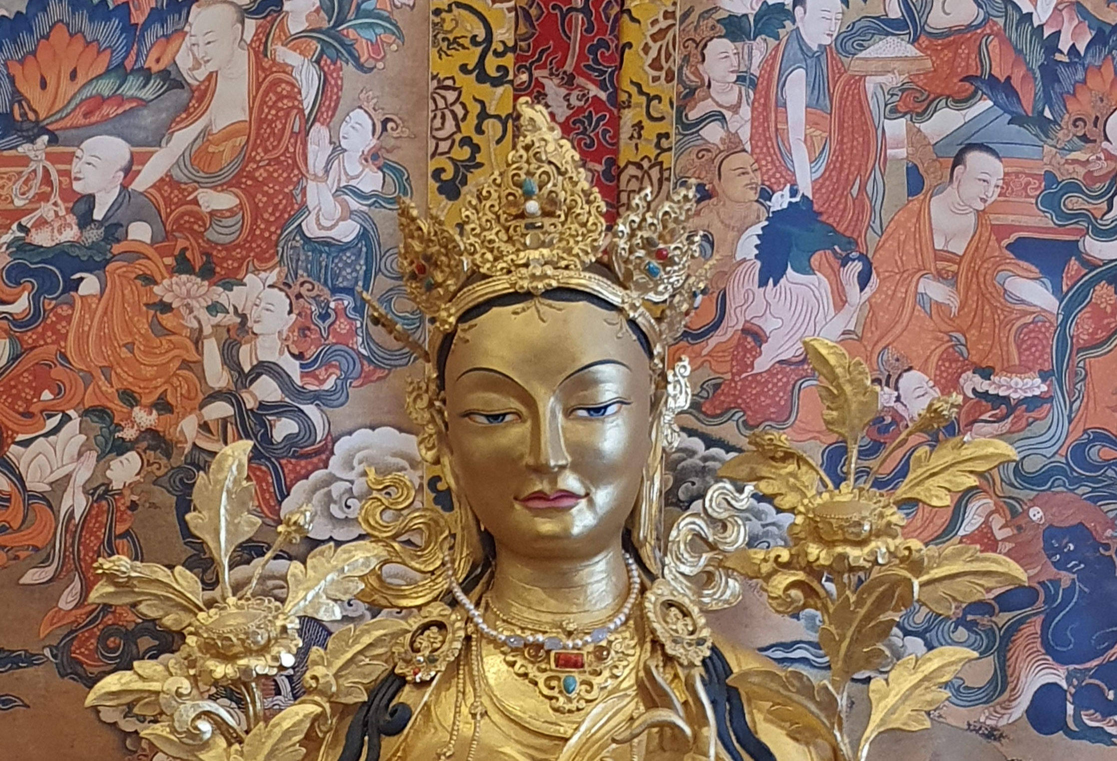 VISITE DU TEMPLE DE TARA, BOUDDHA FÉMININ