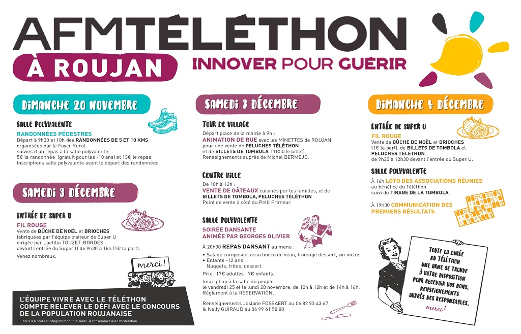 TÉLÉTHON À ROUJAN