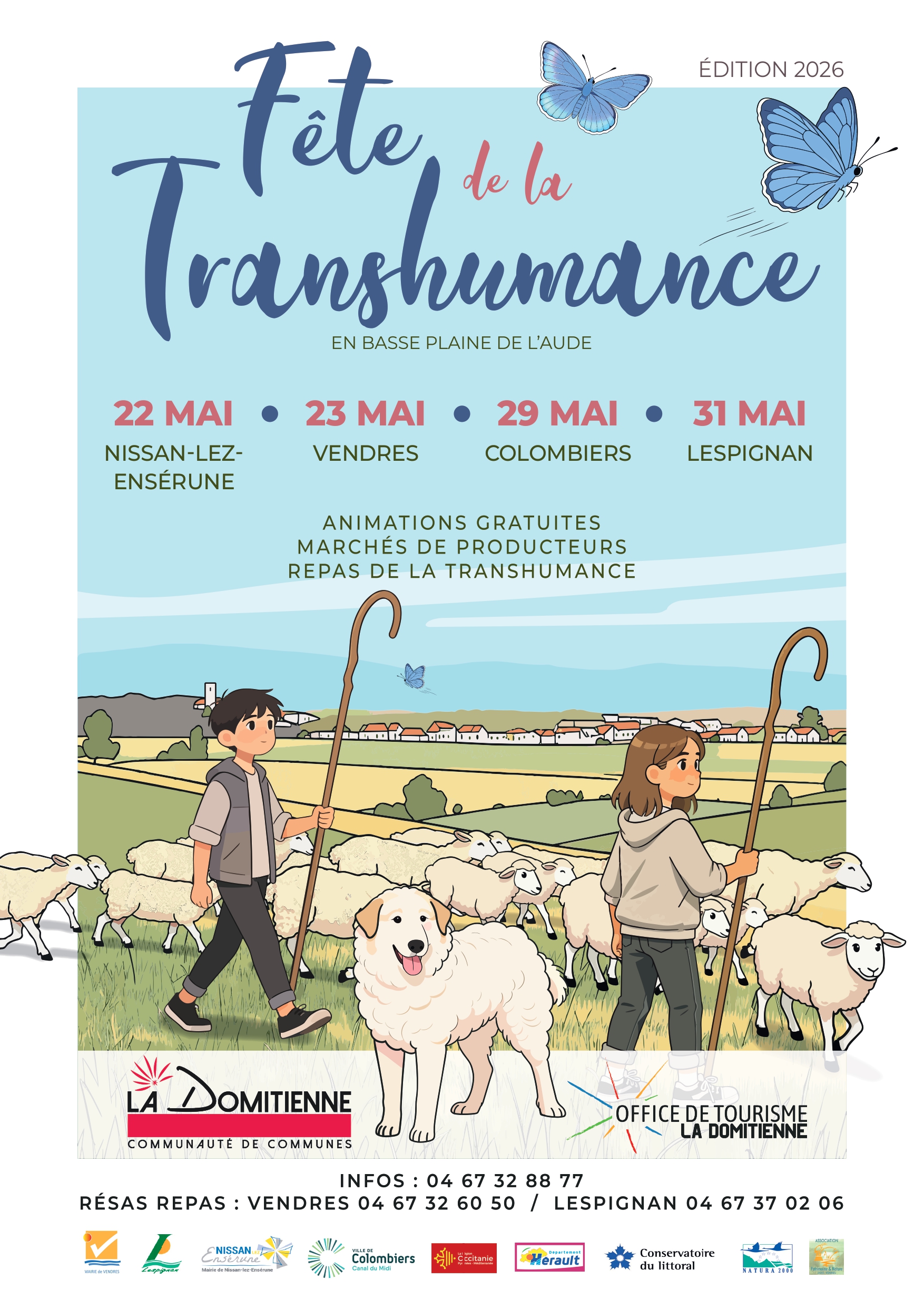 FÊTE DE LA TRANSHUMANCE 2026 LESPIGNAN — visuel événement