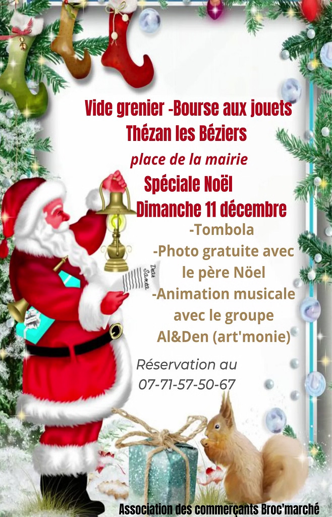 VIDE-GRENIER / BOURSE AUX JOUETS SPÉCIALE NOËL