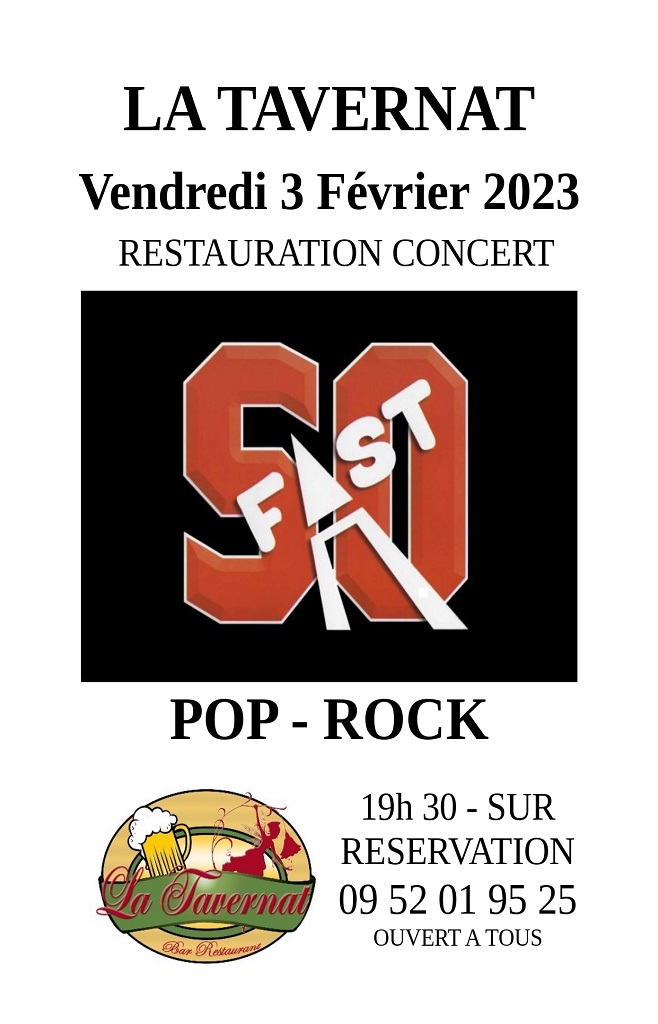 RESTAURATION CONCERT « SO FAST »