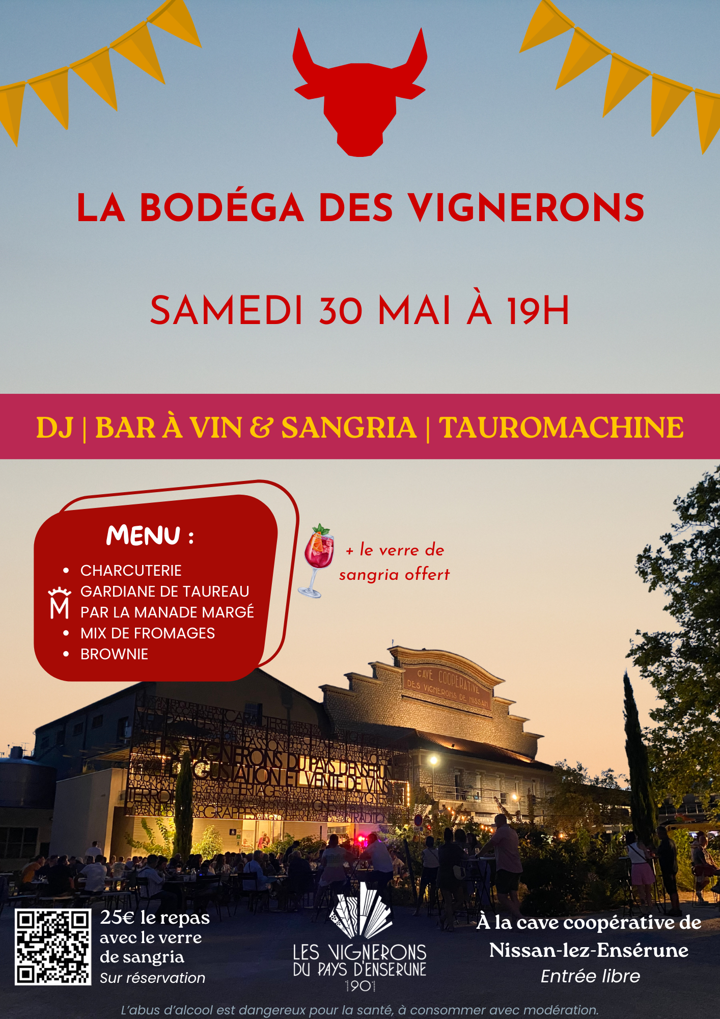 LA BODEGA DES VIGNERONS — visuel événement