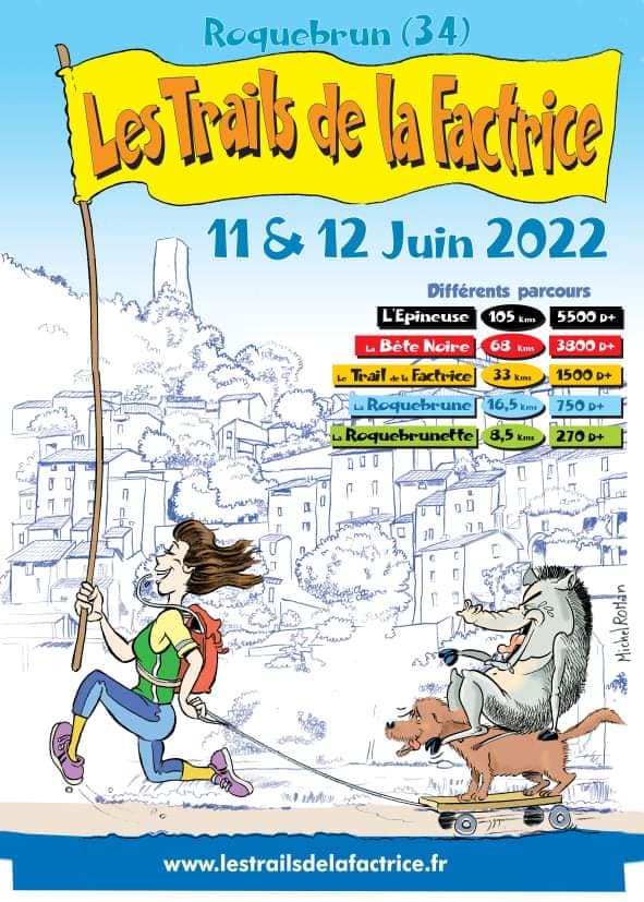 affiche trail la factrice 22
