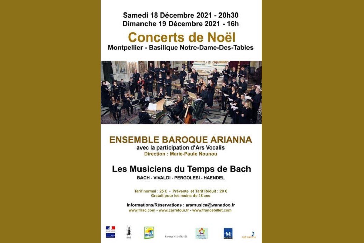 ENSEMBLE ARIANNA - CONCERTS DE NOËL