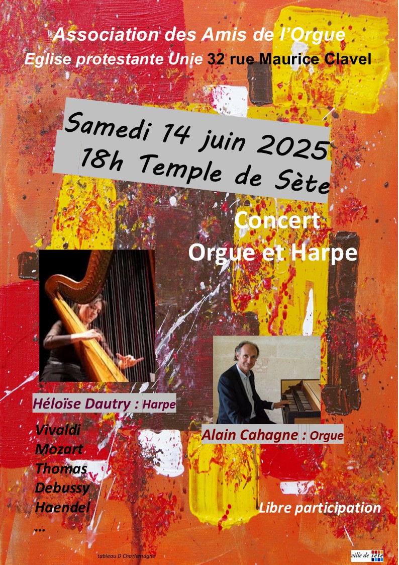 ASSOCIATION DES AMIS DE L'ORGUE DE L'EGLISE PROTESTANTE UNIE DE SÈTE ET BASSIN DE THAU