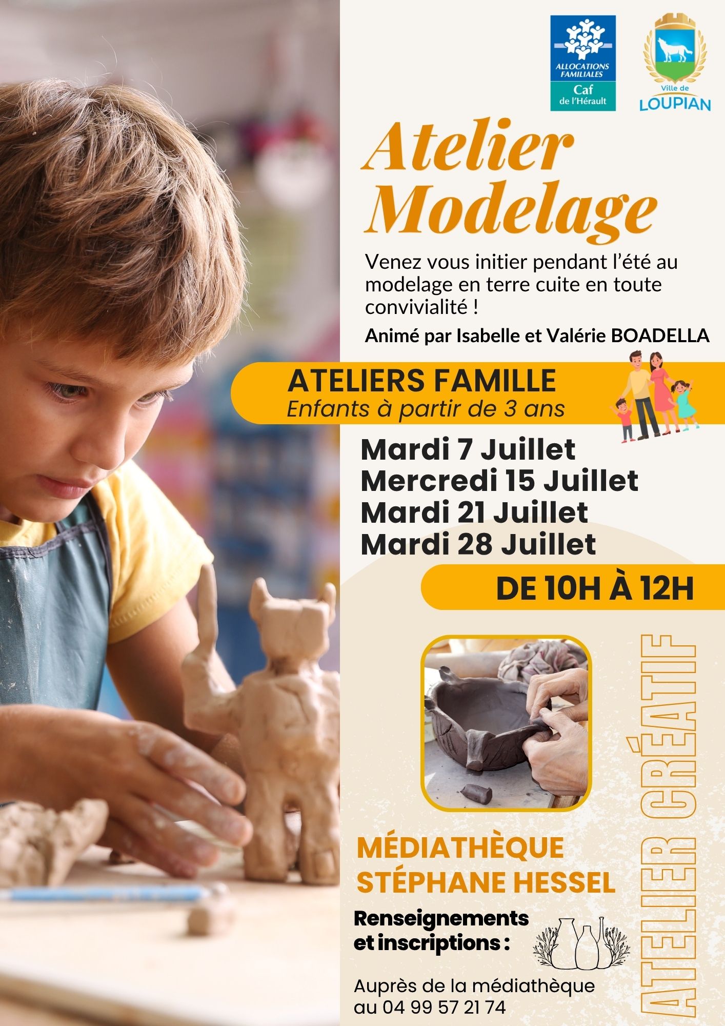 ATELIERS MODELAGE ATELIERS MODELAGE