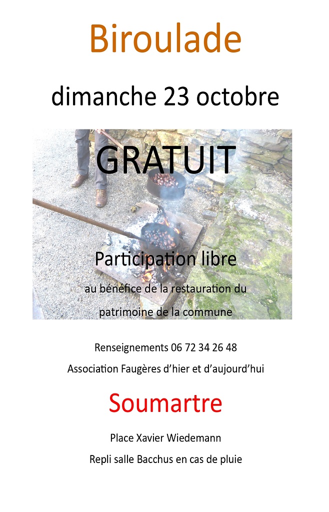 BIROULADE (GRILLADE DE CHÂTAIGNES)