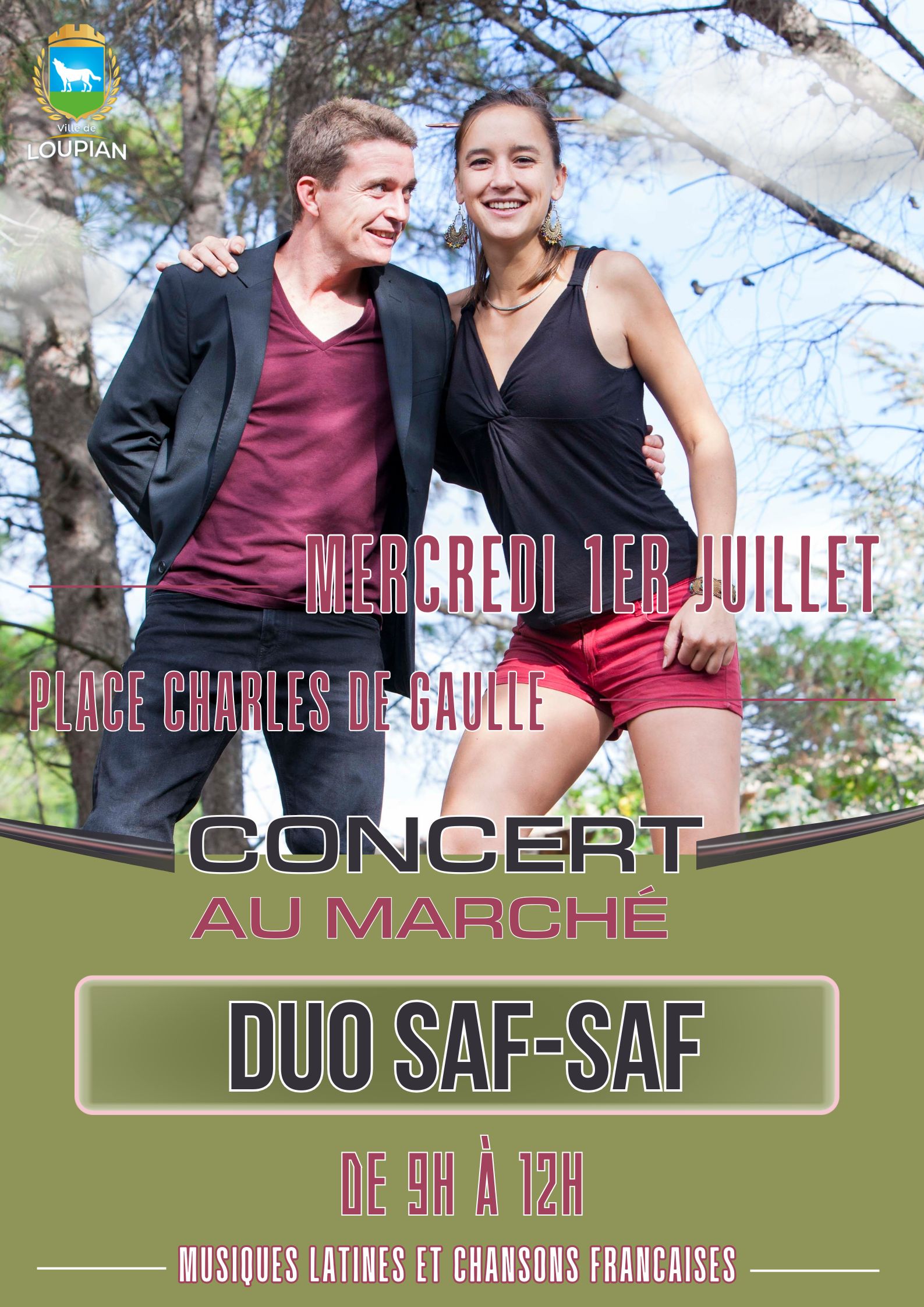 CONCERT AU MARCHÉ : SAF-SAF CONCERT AU MARCHÉ : SAF-SAF