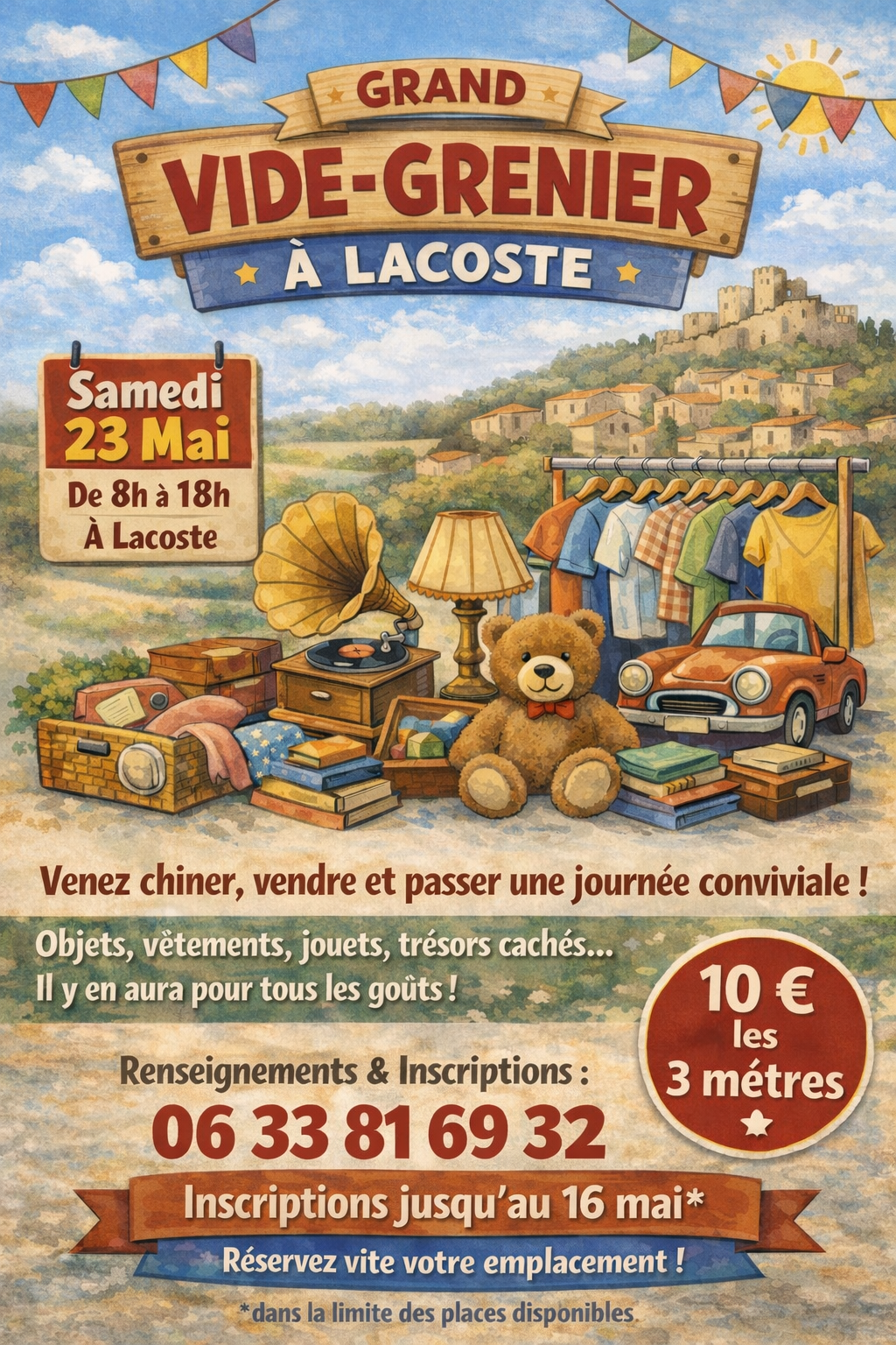 VIDE-GRENIER — visuel événement